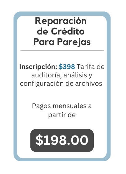 reparacion de credito para parejas
